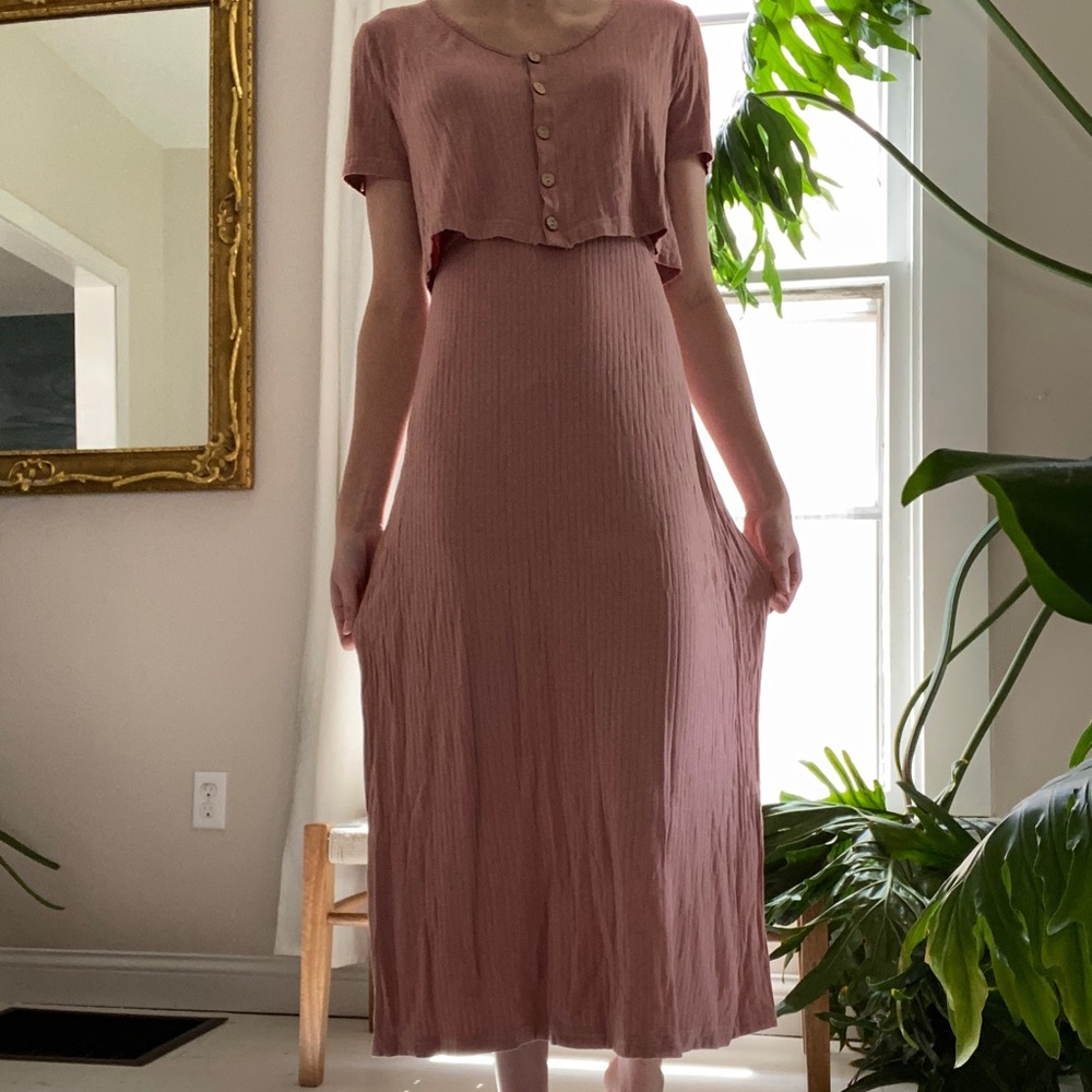 Clad and Cloth Midi Two Piece Set